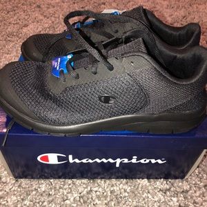Boys black champion shoes